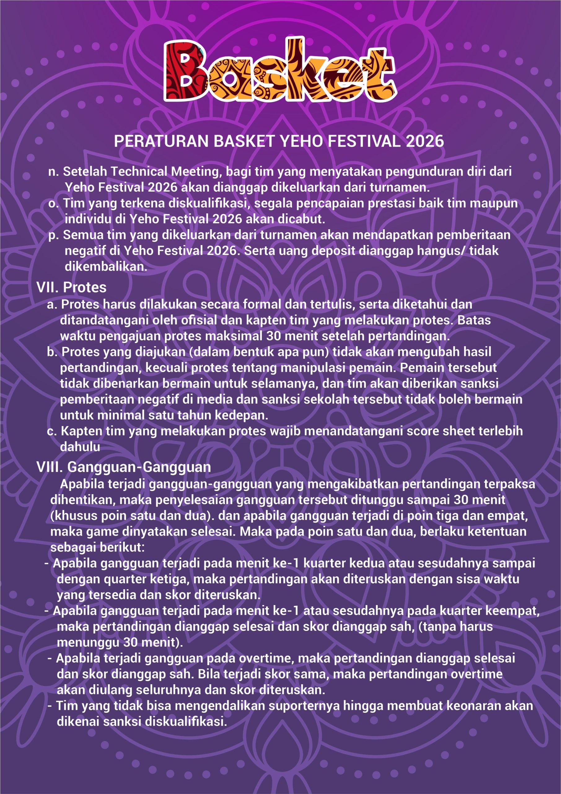 BASKET COVER SMP SMAK 8