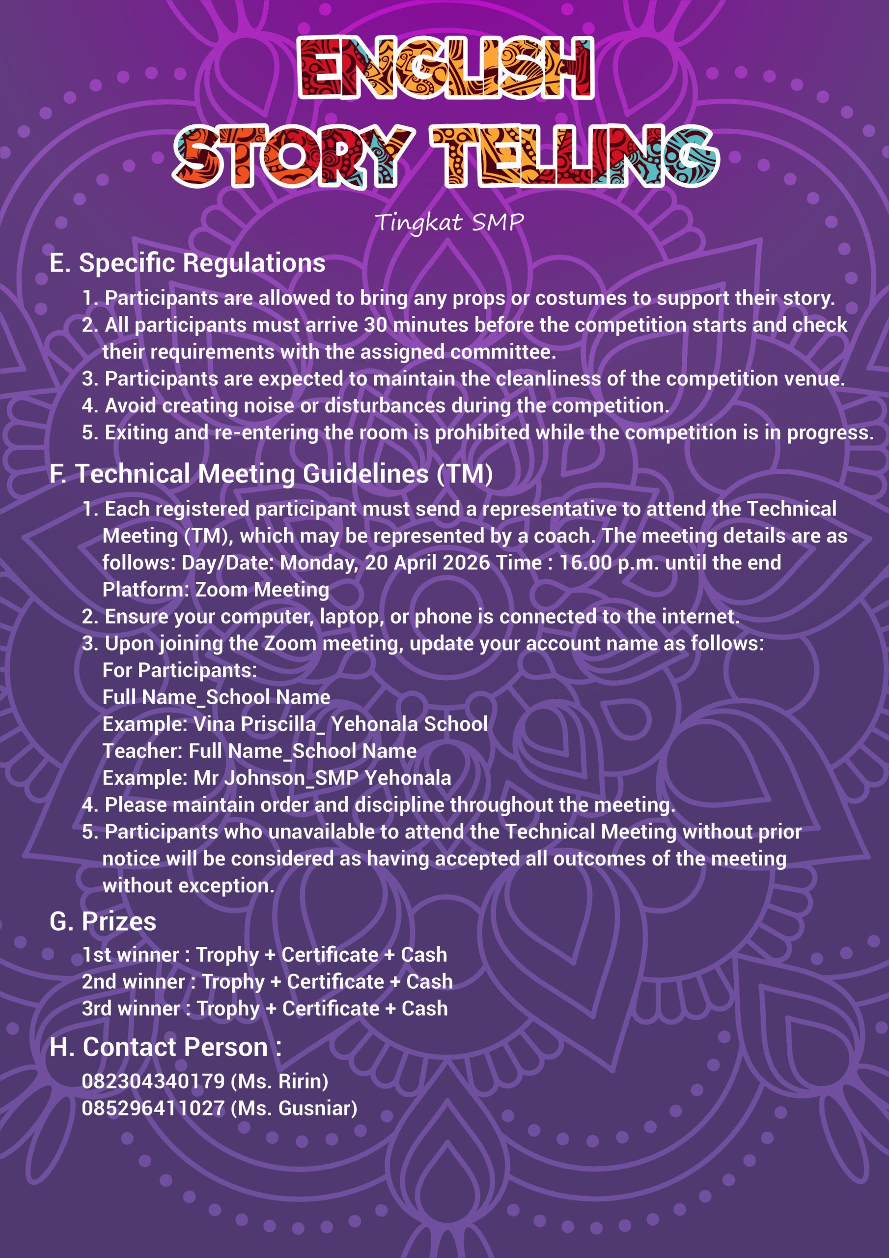 English Story telling 3