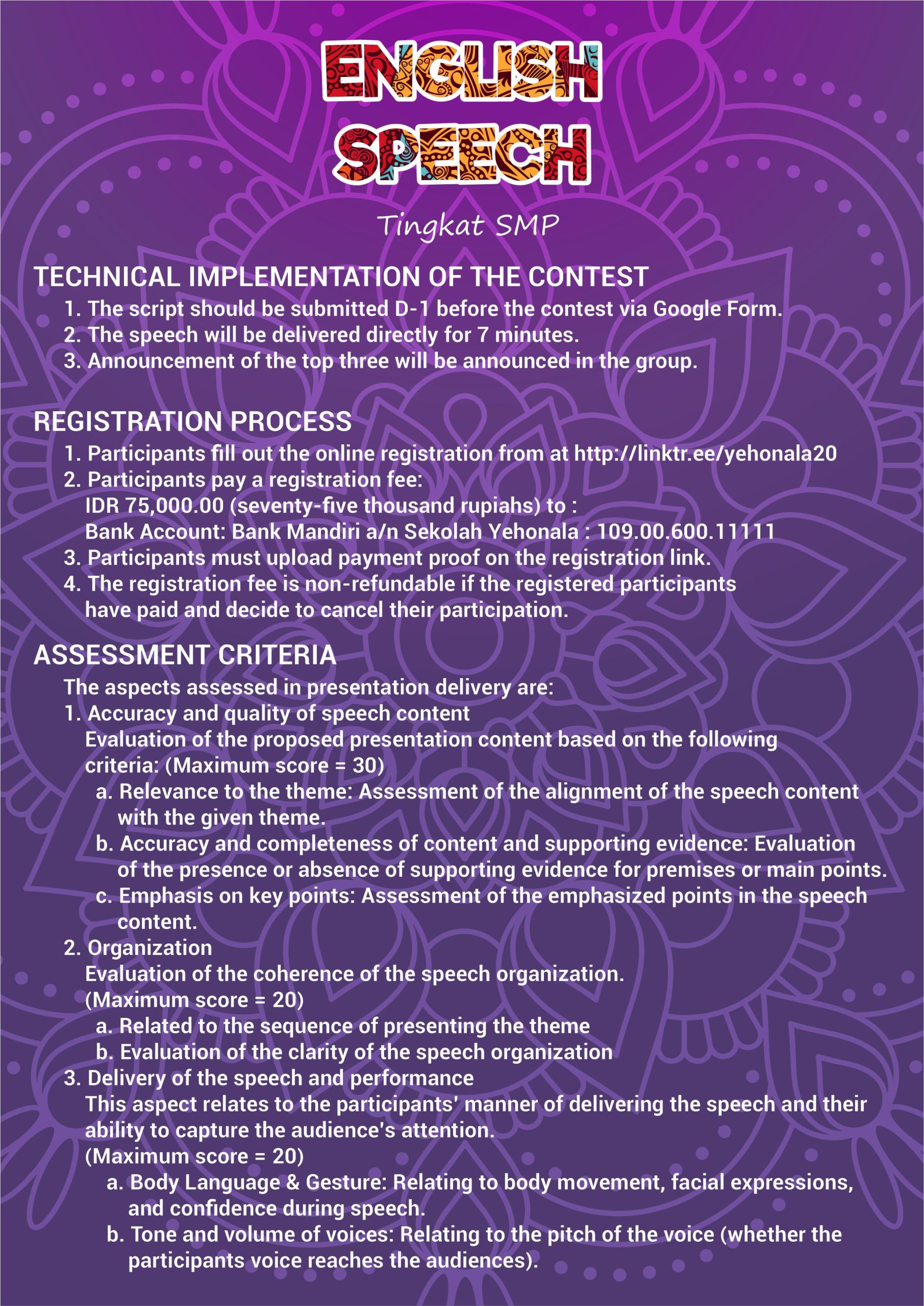 English speech cover 1.4