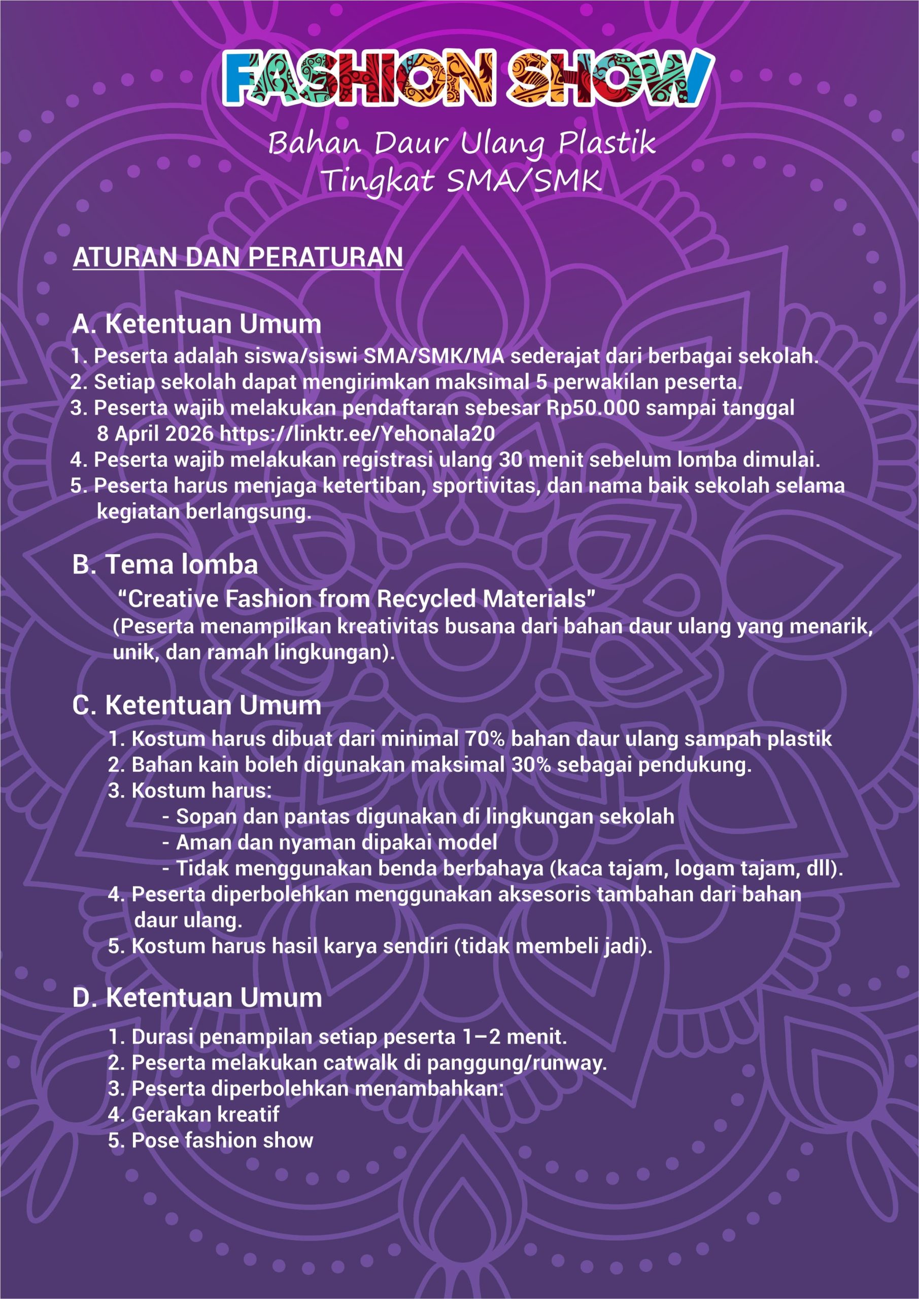 Guide Book SMAK Fashion Show_1