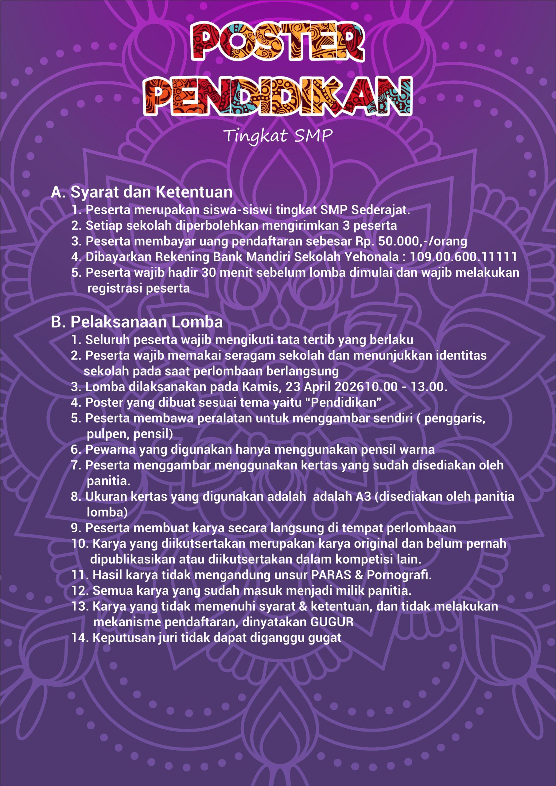 poster pendidikan update